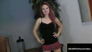 Rød Hoved Hottie Sofie Carter har en stor tid i hendes lille røvhul med pile-driver, doggy style, gaping, rimming og meget mere! Fuld Video og meget Mere på AllAnalAllTheTime.com!