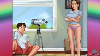 VASARĄ SAGA Ep. 14 - Jennifer su dildo jos užpakalis ... kur dar?