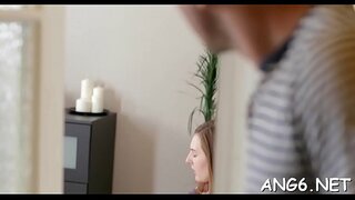 Zərif шлюшка Nicky yaxşı əsən